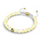 Sunburst | Gold | Galaxy Glass Macrame Bead Bracelet